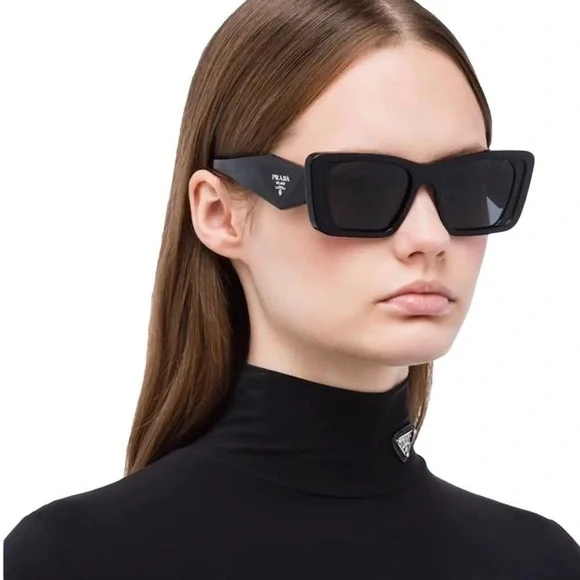 NEW PRADA PR08YSF 1AB5S0 WOMEN’S SUNGLASSES PRADA PR08YS BLACK SPR 08Y Prada | Accessories | New Prada Pr8ysf Ab5s0 Womens  main image 4